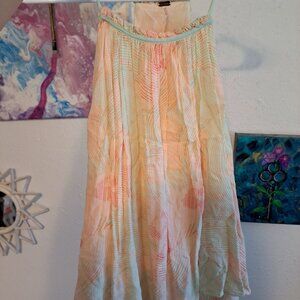 Free People Women’s In The Sun Lace Up Side Tank M Size